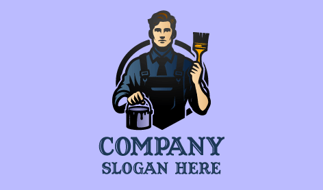 Professionally Competent Painter Logo