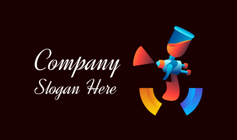 Spray Gun Painter Logo