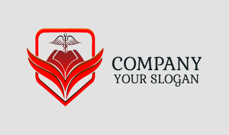 Maroon Shade Pharmacy Logo