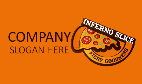 Appetizing Pizza Slice Logo
