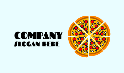 Perfectly Cut Pizza Logo