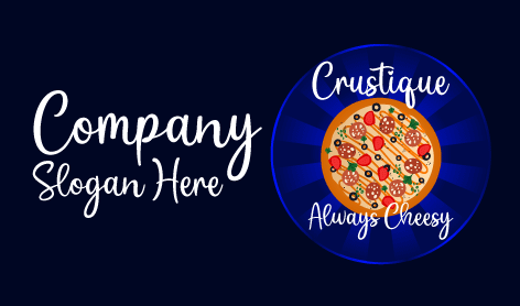 Scrumptious Topping Pizza Logo