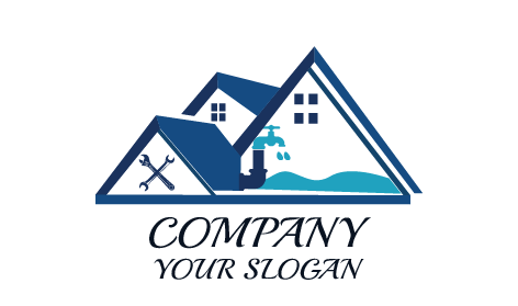Residential Plumbing Company Logo