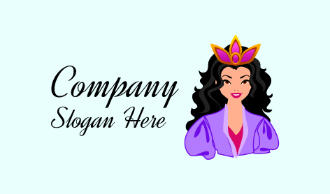 Adorable Modern Queen Logo