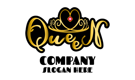 Dainty Queen Crown Logo