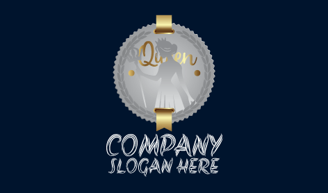 Matte Finished Queen Logo