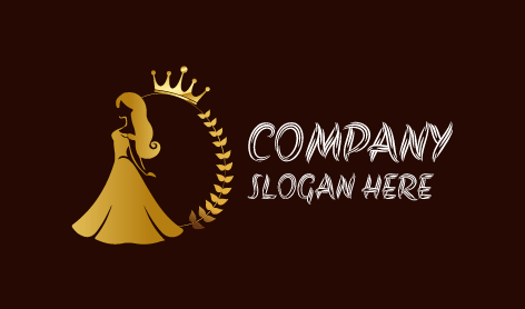 Dainty Queen Crown Logo