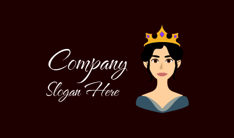 Dainty Queen Crown Logo