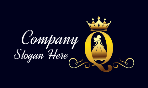 Dainty Queen Crown Logo