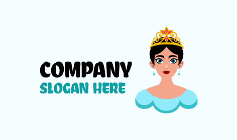 Dainty Queen Crown Logo