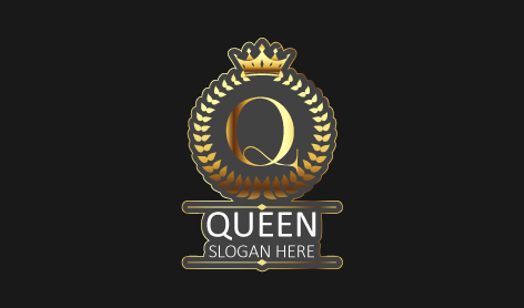 Victory Wreath Queen Logo