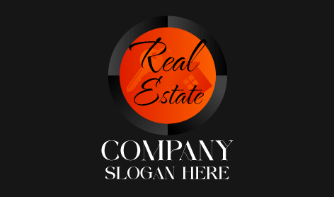Graceful Abstract Real Estate Logo