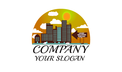 Luxurious Complex Real Estate Logo