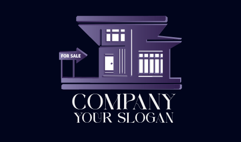 Modern Mansion Real Estate Logo