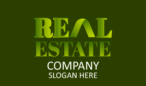 Refined Real Estate Typography Logo