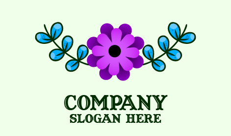 Aesthetic Wreath Spring Logo