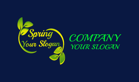 Beautiful Leafy Spring Logo