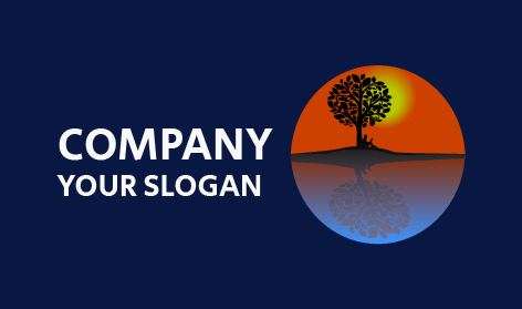 Black Flourishing Tree Spring Logo