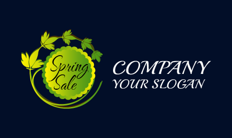 Elegant Circle Spring Logo