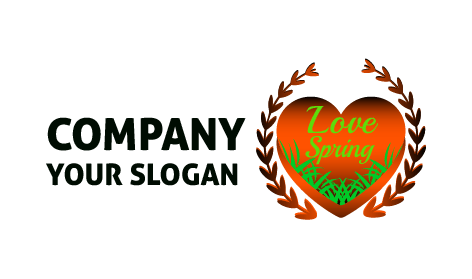 Grass Blades Spring Logo