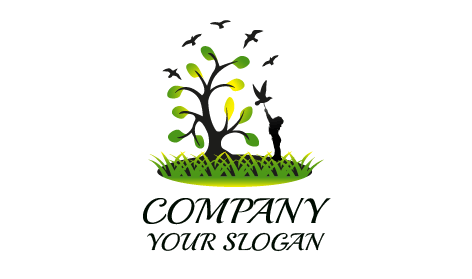 Playful Feathers Spring Logo