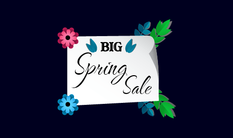 Spring Sale Announcement Logo