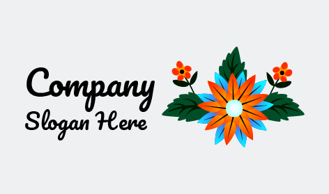 Vibrant Spring Flower Logo