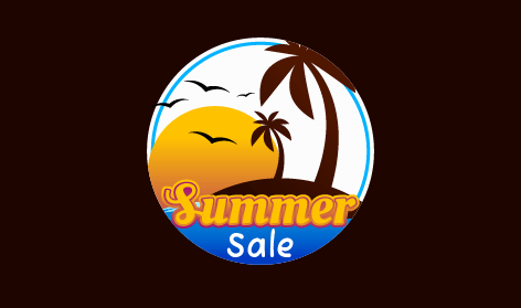 Beachy Sun Summer Logo