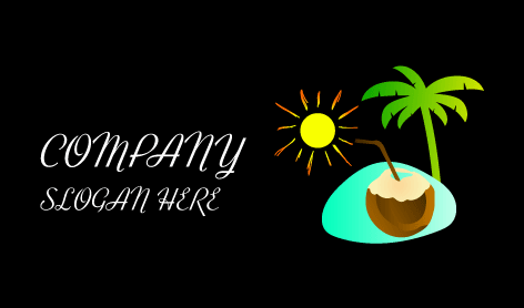 Coconut Water Summer Logo