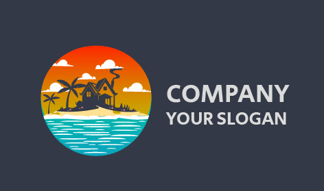 Cumulus Clouds Summer Logo