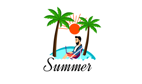 Tropical Bliss Summer Logo