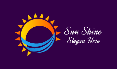 Dazzling Sun Shine Logo