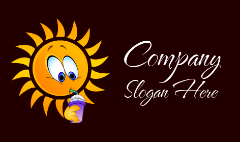 Fresh Beverage Sun Logo