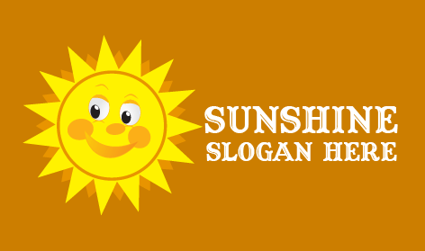 Orange Cheek Sun Logo