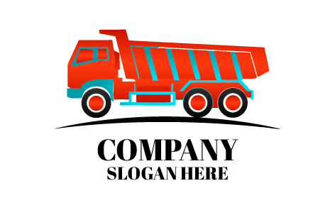 Bright Orange Truck Logo