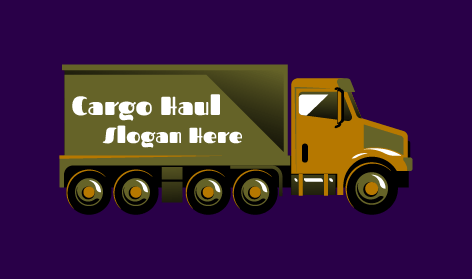 Cargo Haul Truck Logo