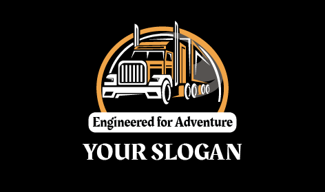 Dynamic Transport Truck Logo