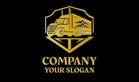Industrial Shield Truck Logo