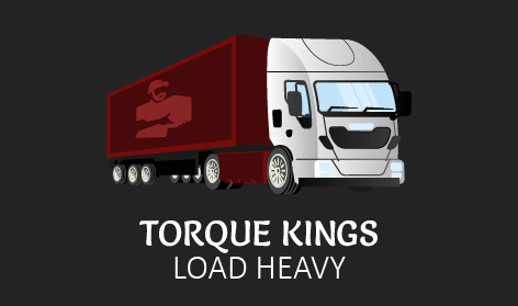 Maroon Long Haul Truck Logo