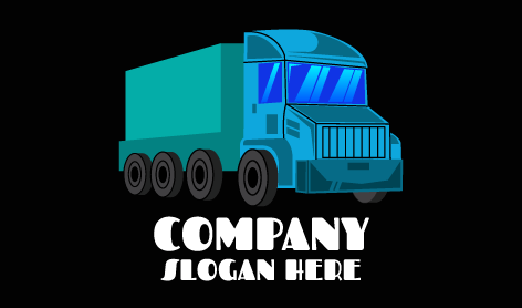 Refrigerated Truck Automotive Logo