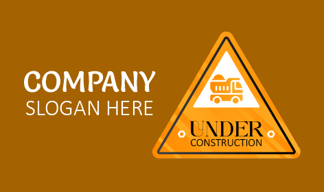 Under Construction Tag Truck Logo
