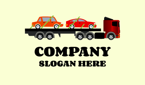 Vehicle Transportation Truck Logo