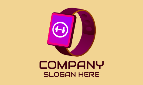 Digital Exercise Counter Watch Logo