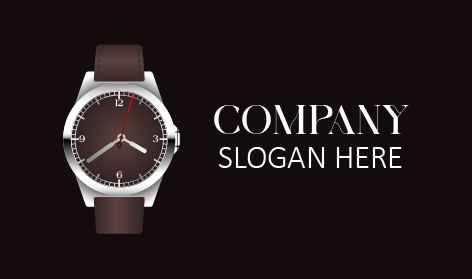 Exquisite Formal Watch Logo