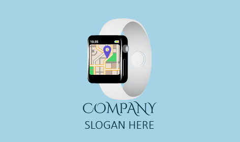 Map Navigation Watch Logo