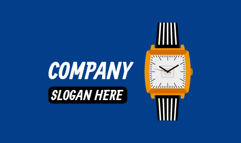 White Dial Wristwatch Logo