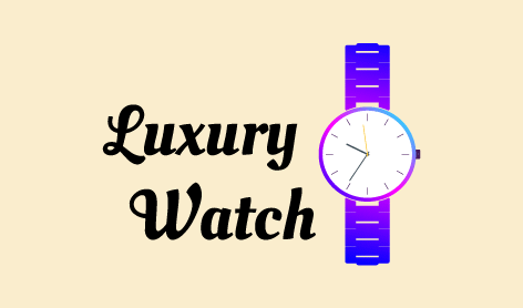White Dial Wristwatch Logo
