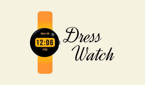 Yellow Kiddie Wrist Watch Logo