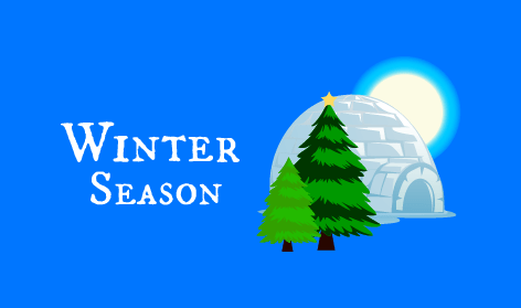 Cute Winter Igloo Logo