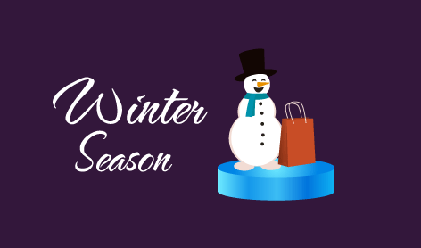 Shopping Bag Winter Logo